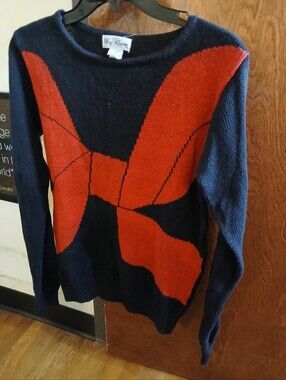 vintage OLEG CASSINI bow sweater